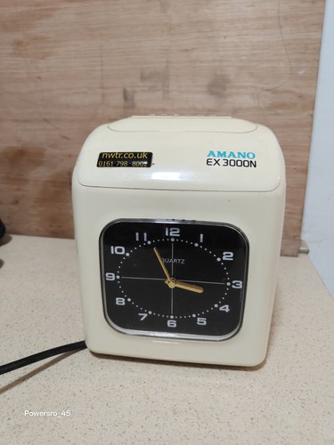 Amano ex3000n clocking - clocking, in