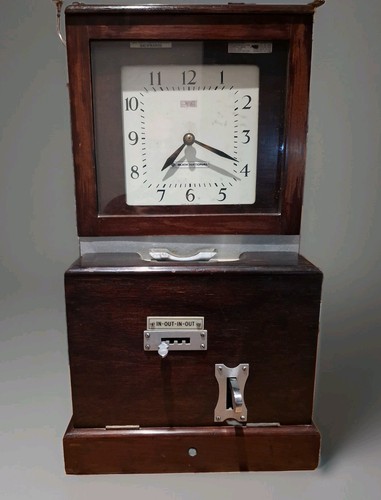 Vintage clocking machine - , in